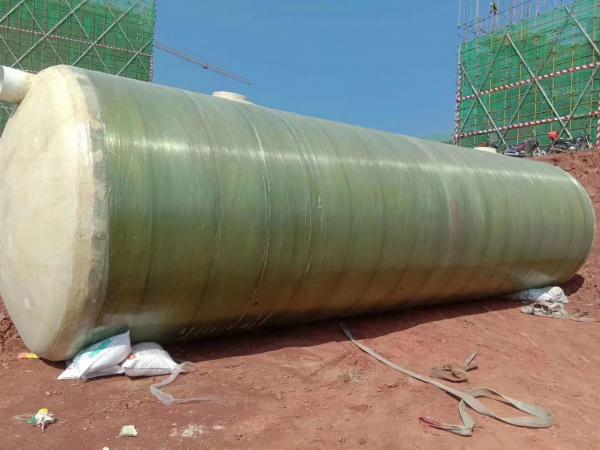 柳州地区隆昌100立方玻璃钢化粪池安装