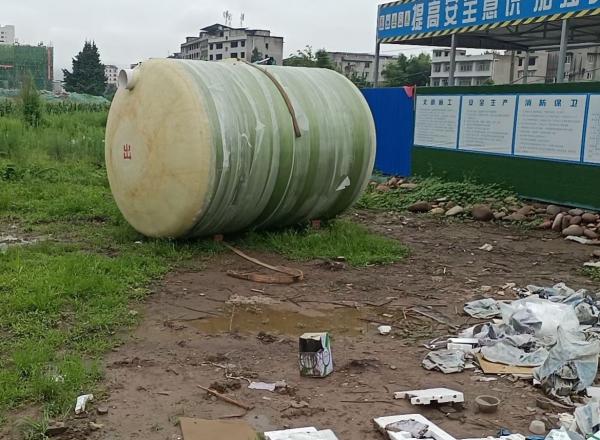 柳州地区遂宁船山区10立方玻璃钢化粪池项目