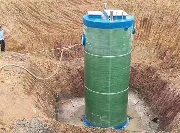 柳州地区一体化提升泵安装展示